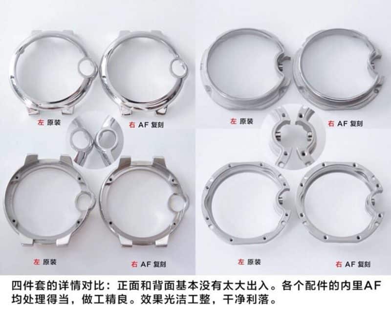 AF卡地亚蓝气球33直径粉色W6920100 复刻女表真假对比评测细节图