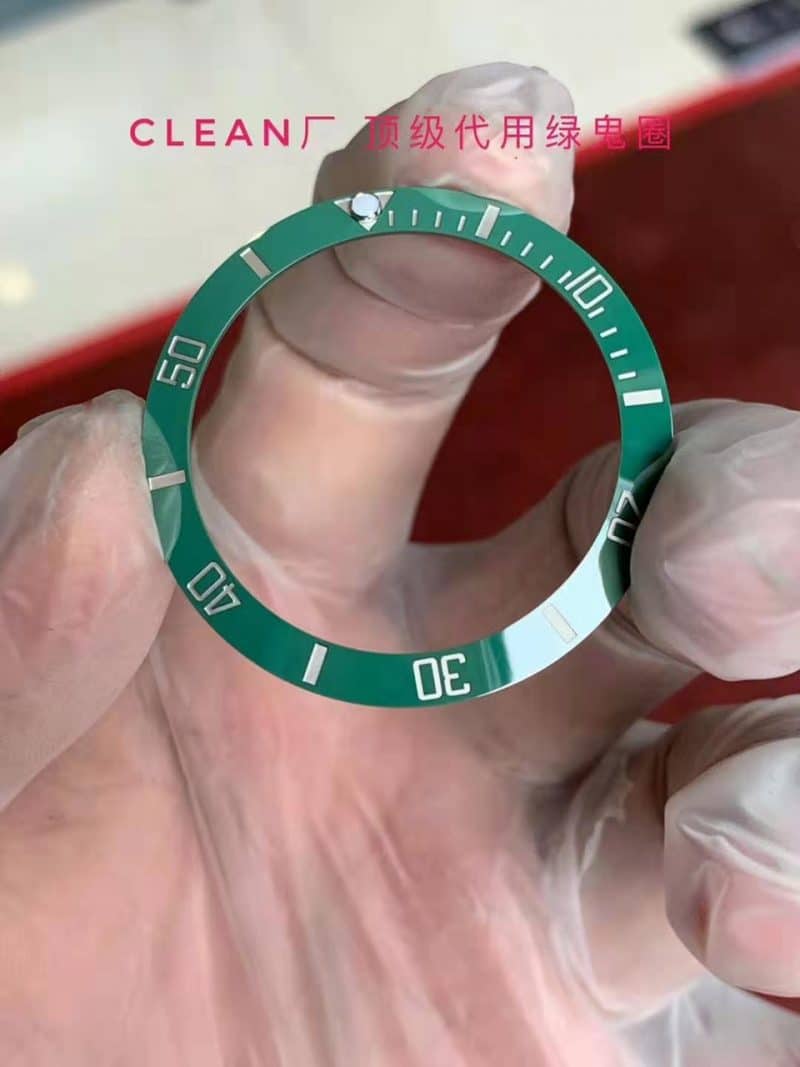clean劳力士水鬼圈口配件 不掉色表圈图