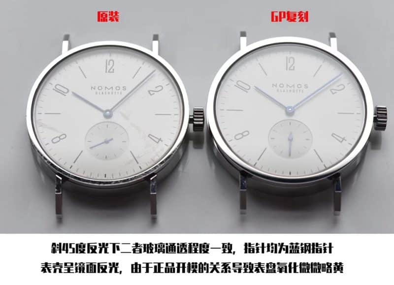 GP诺莫斯TANGOMAT系列601腕表真假评测正面图
