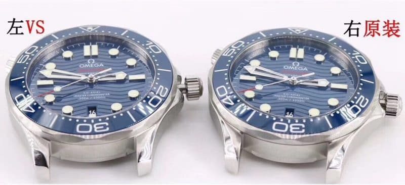 VS欧米茄海马300米对比原装评测（细节对比）正面图