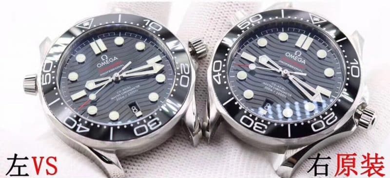 VS欧米茄海马300米对比原装评测（细节对比）正面图