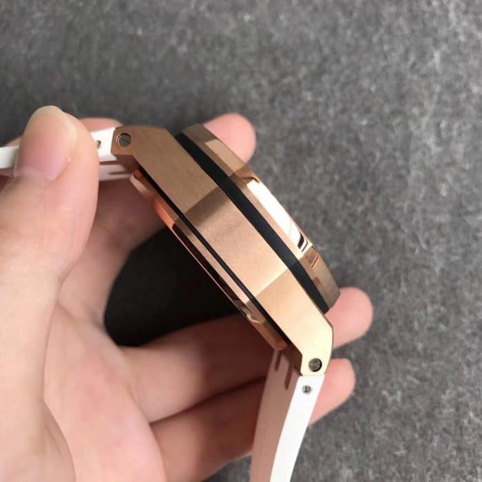 JF厂爱彼皇家橡树离岸型26400 金壳 碳纤维壳 顶级复刻侧面图
