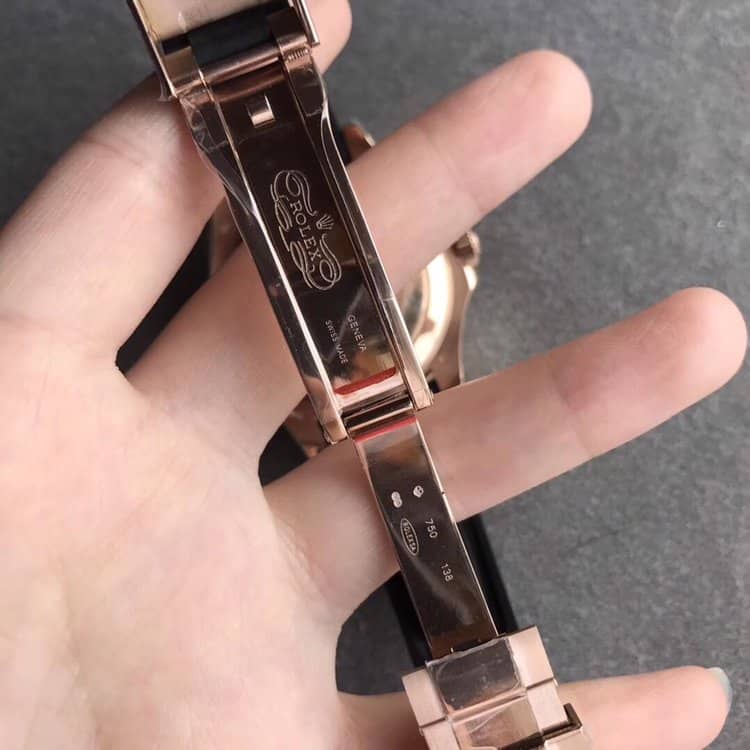 劳力士金游艇Rolex m116655-0005满天星表扣图
