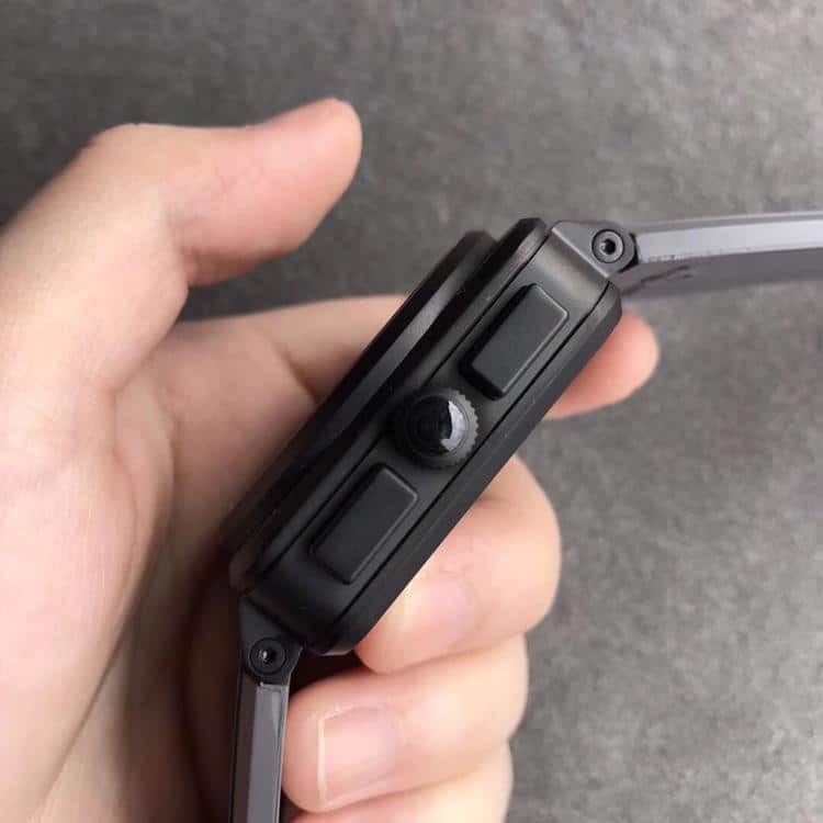 柏莱士INSTRUMENTS系列香槟色表盘尺寸42灰色表盘侧面图