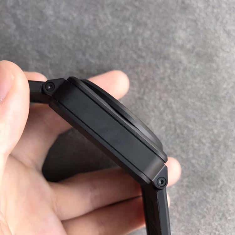 柏莱士INSTRUMENTS系列香槟色表盘尺寸42侧面图