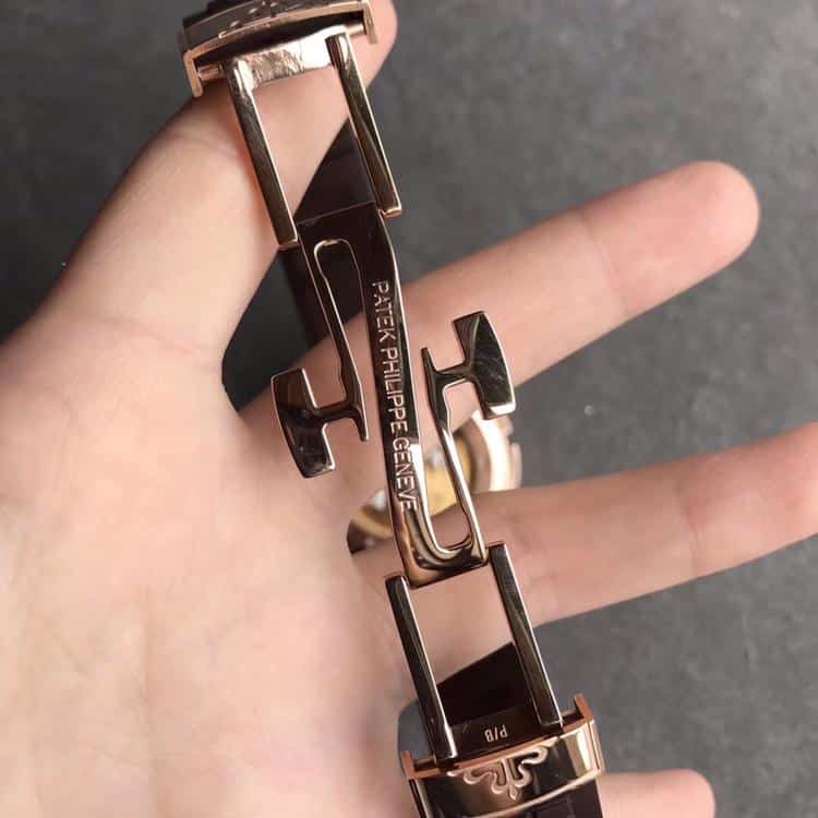 R8厂伯爵P0L0 G0A38148真陀飞轮玫瑰金满天星表扣图