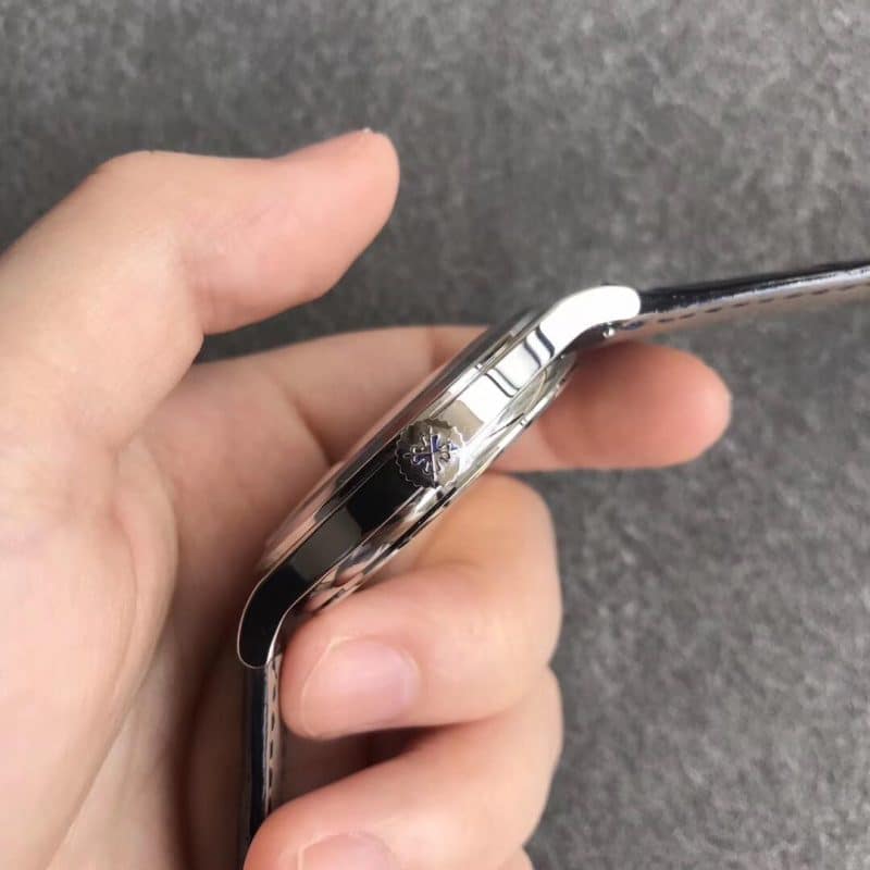 ZF厂百达翡丽古典表系列5296G-010白盘复刻表侧面图