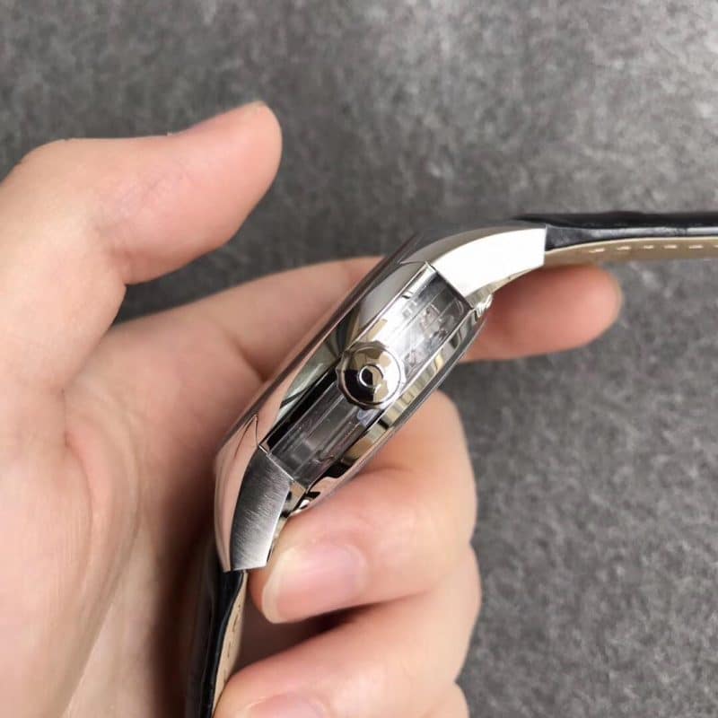 VS厂欧米茄蝶飞明亮之蓝8500机芯 侧透 多颜色可选 钢带鳄鱼皮侧面图