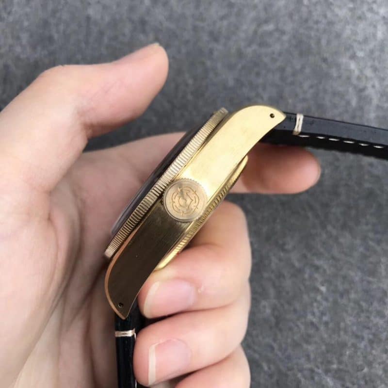 XF厂帝舵碧湾青铜型M79250BA-0001腕表侧面图