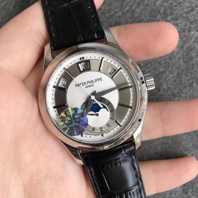 GR厂百达翡丽复刻手表复杂功能时计5205G-001正面图