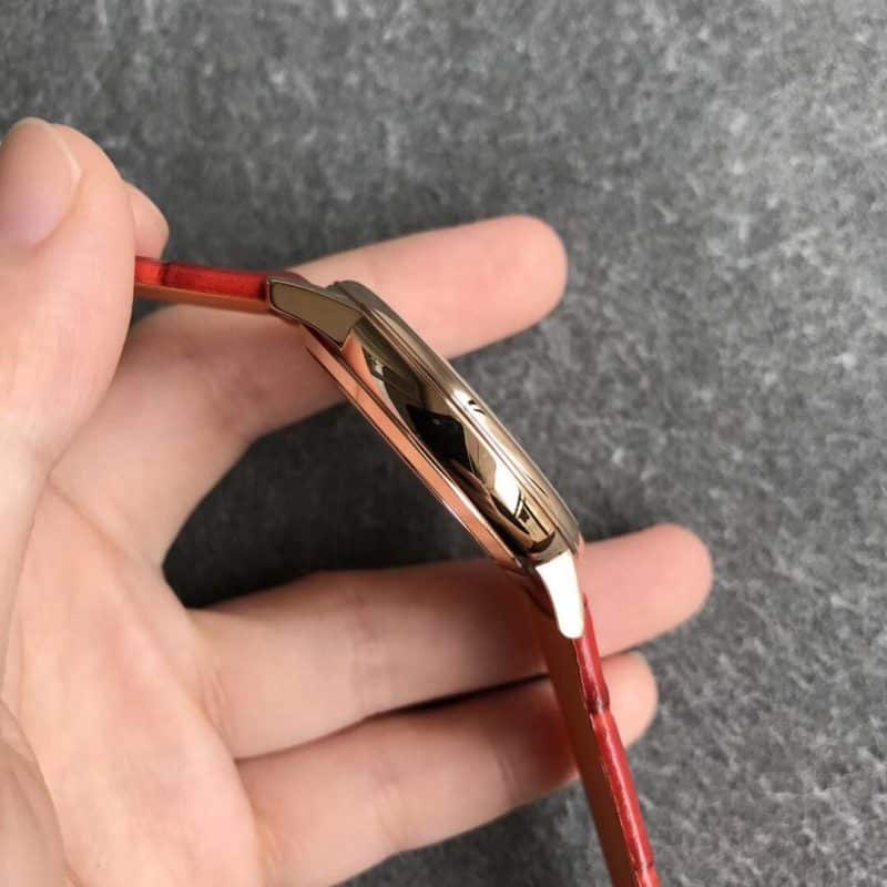 MKS厂江诗丹顿传承系列复刻表84100U/00R-B180超薄女表玫瑰金侧面图