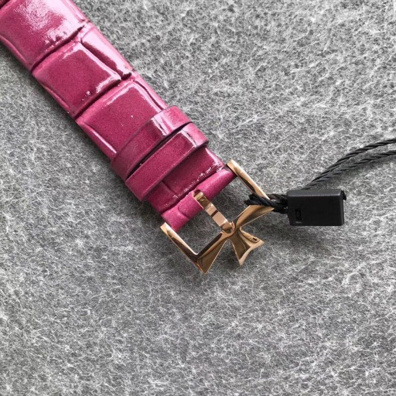MKS厂江诗丹顿传承系列复刻表超薄女表玫瑰金表扣图