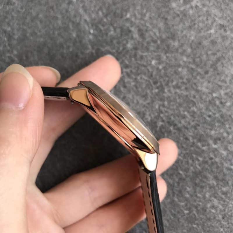 TW厂百达翡丽古典表系列5123R玫瑰金白盘复刻表侧面图