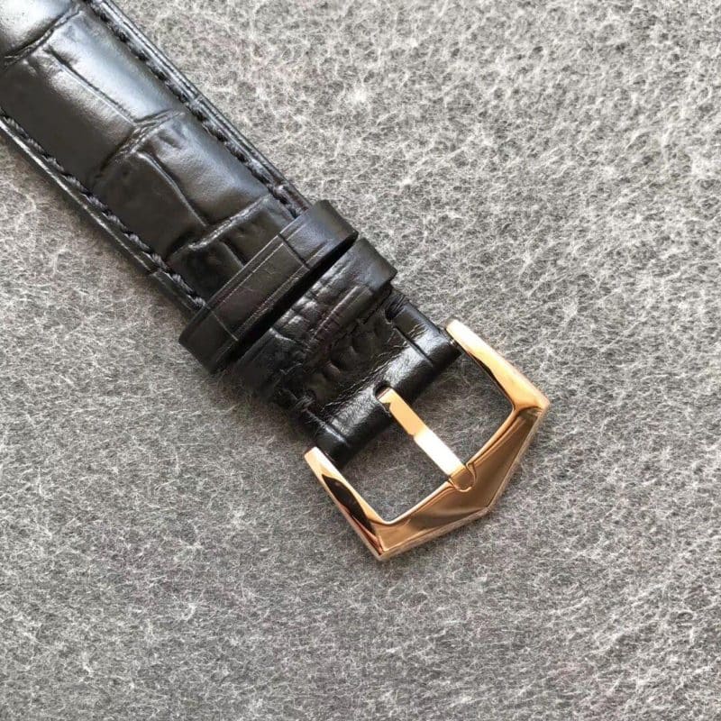 TW厂百达翡丽古典表系列5123R玫瑰金白盘复刻表表扣图