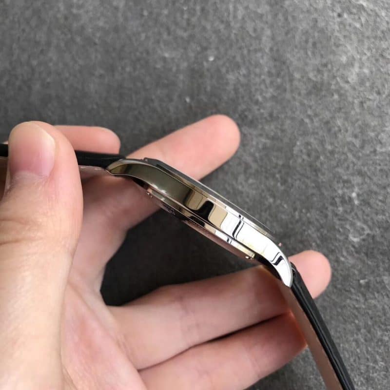 ZF厂积家超薄复刻大师1548420男款 直径39mm自动机械皮带手表侧面图