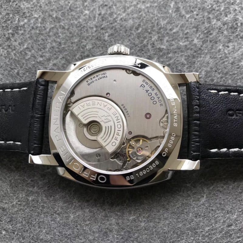 V9厂沛纳海PAM00572 珍珠陀复刻表 直径45 超强夜光机芯图
