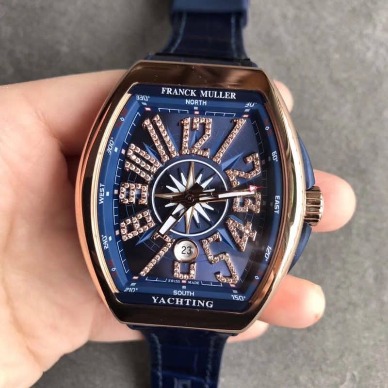 Frankfurt Mueller V45 Yacht Series Men's Belt Replica Watches