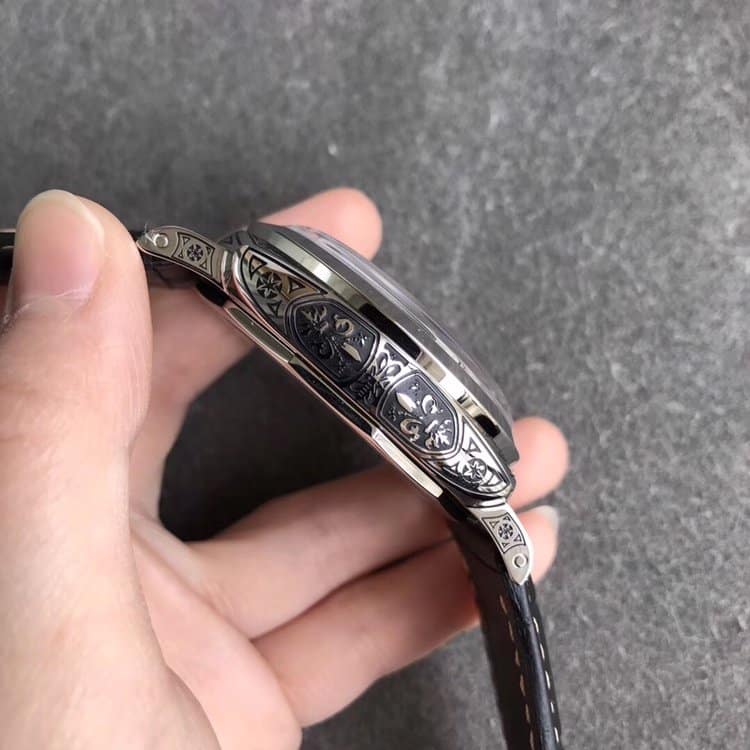 v9厂沛纳海复刻表pam00972意大利Firenze佛罗伦萨雕花侧面图