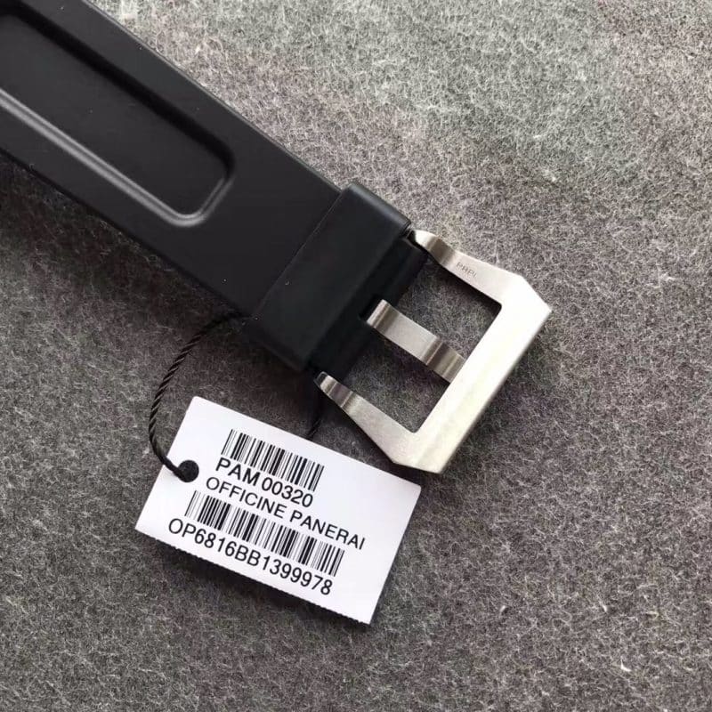 vs厂沛纳海pam00320两地时gmt硅胶表带 顶级复刻表扣图
