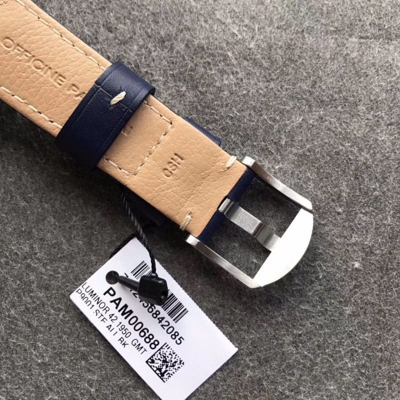 vs厂沛纳海pam00688深邃蓝盘42mm gmt功能 顶级复刻表扣图