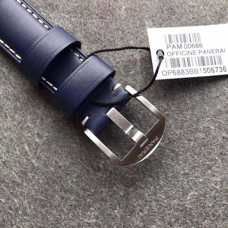 vs厂沛纳海pam00688深邃蓝盘42mm gmt功能 顶级复刻表扣图