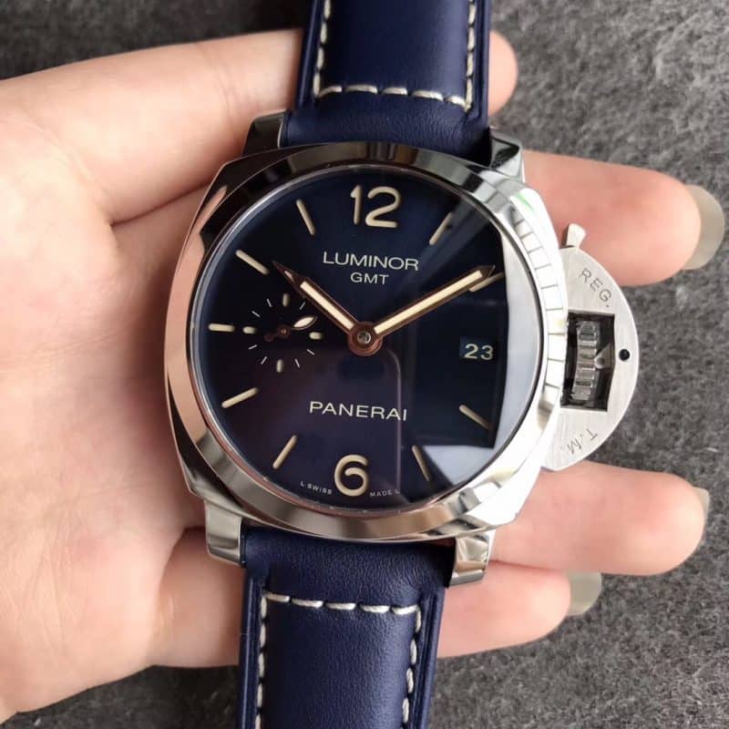 vs厂沛纳海pam00688深邃蓝盘42mm gmt功能 顶级复刻正面图