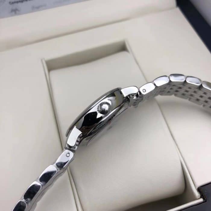 顶级复刻原单海淘正品浪琴博雅系列女款25.5mm机械表原装瑞士机芯侧面图