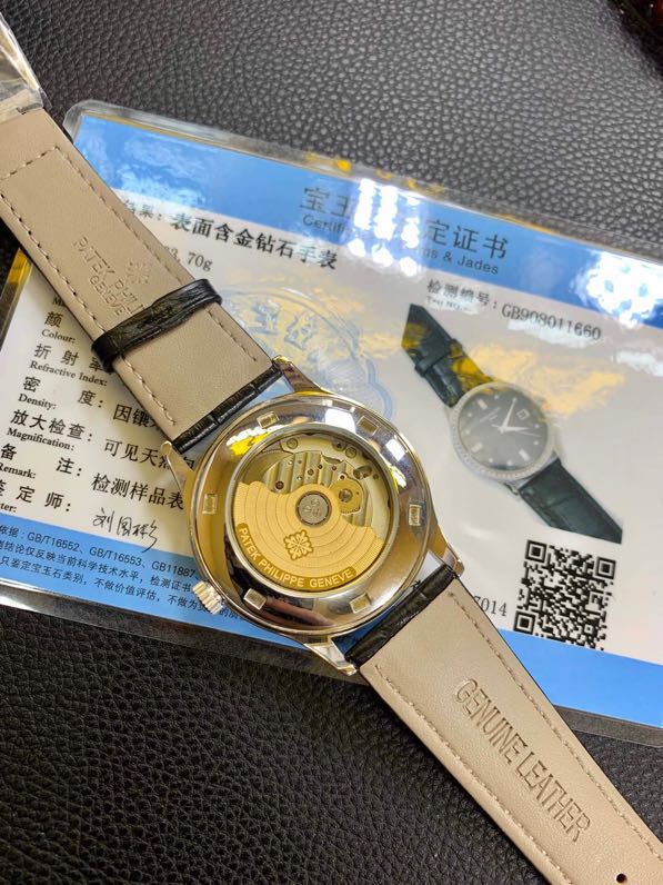 百达翡丽古典表南非真钻全自动机械男士复刻表机芯图