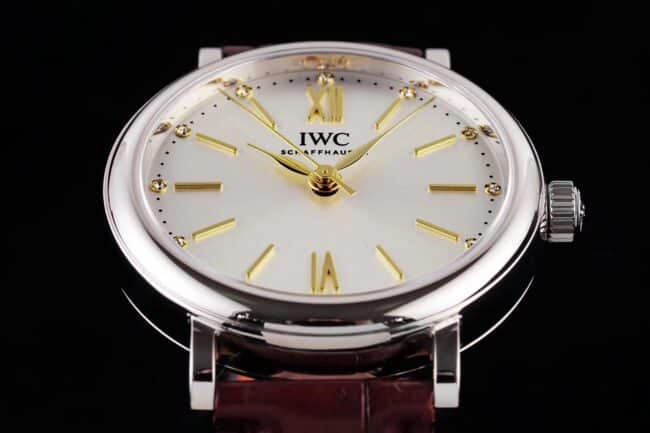 IWC万国复刻表柏涛菲诺女表34mm张钧甯同款细节图