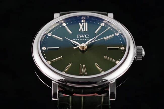 IWC万国复刻表柏涛菲诺女表34mm张钧甯同款细节图