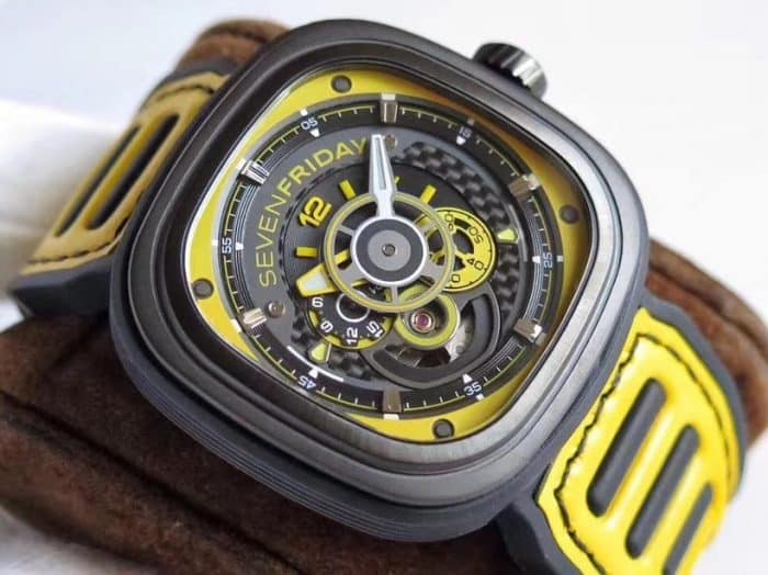 Sevenfriday-P系列 P3B/06 P3B/03 自动机械男表正面图