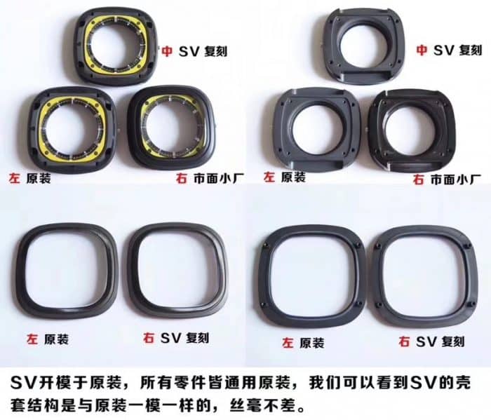 Sevenfriday-P系列 P3B/06 自动机械男表 真假对比表壳图