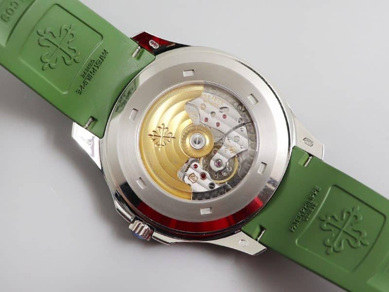zf厂百达翡丽复刻表AQUANAUT系列5168G-010 军绿色机芯图