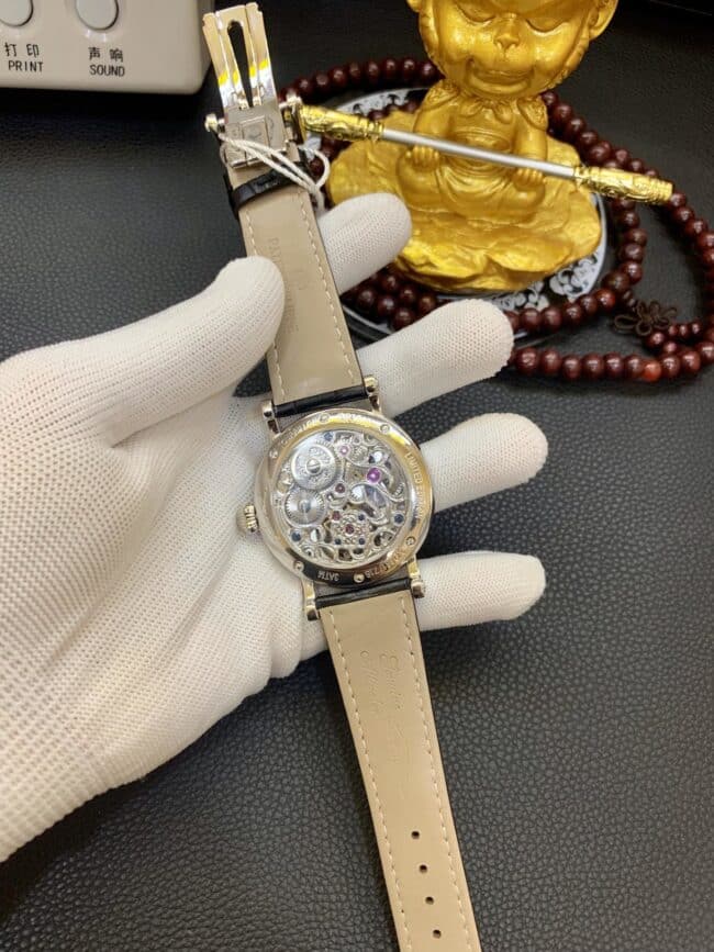 真金复刻百达翡丽金表陀飞轮复刻表支持国检证书 一卡一码机芯图