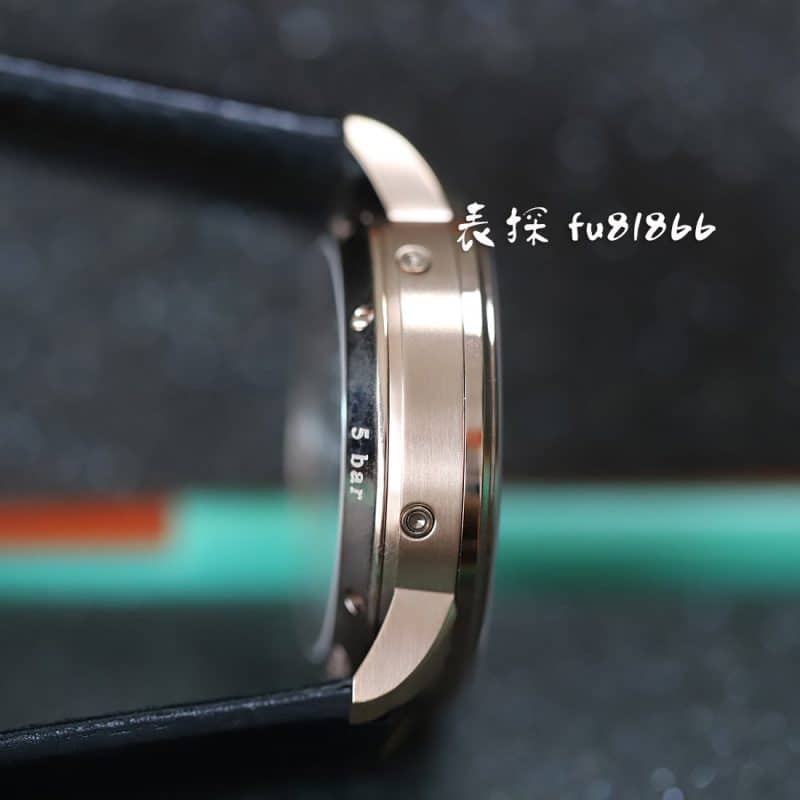 GF格拉苏蒂月相复刻手表评测 高颜值商务款侧面图