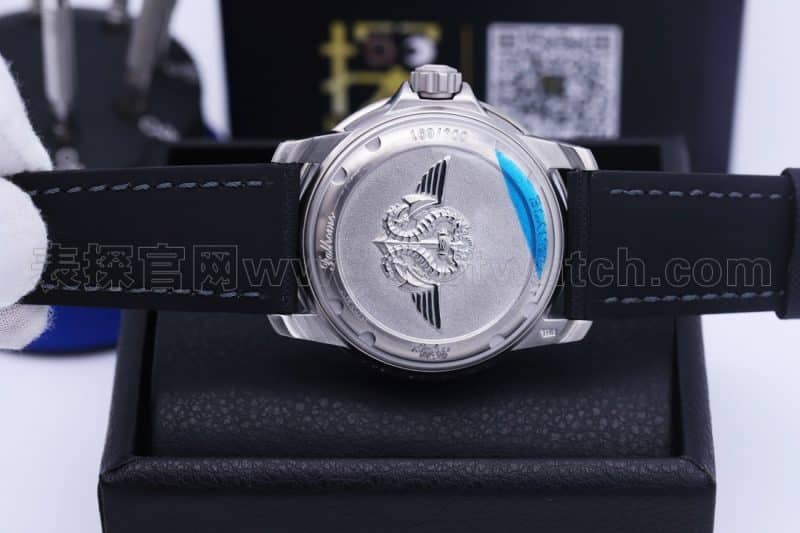 zf厂宝珀五十噚蛙人突击队限量复刻手表评测后盖图