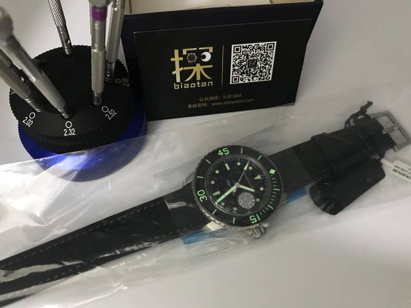 zf厂宝珀五十噚蛙人突击队限量复刻手表评测夜光图