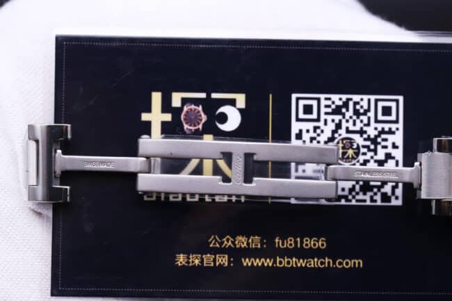 卡地亚蓝气球女表复刻 品鉴V6出品表扣图