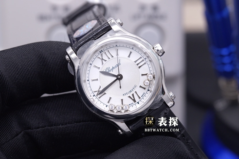 萧邦1:1复刻表,yf快乐钻复刻表,正面实拍图