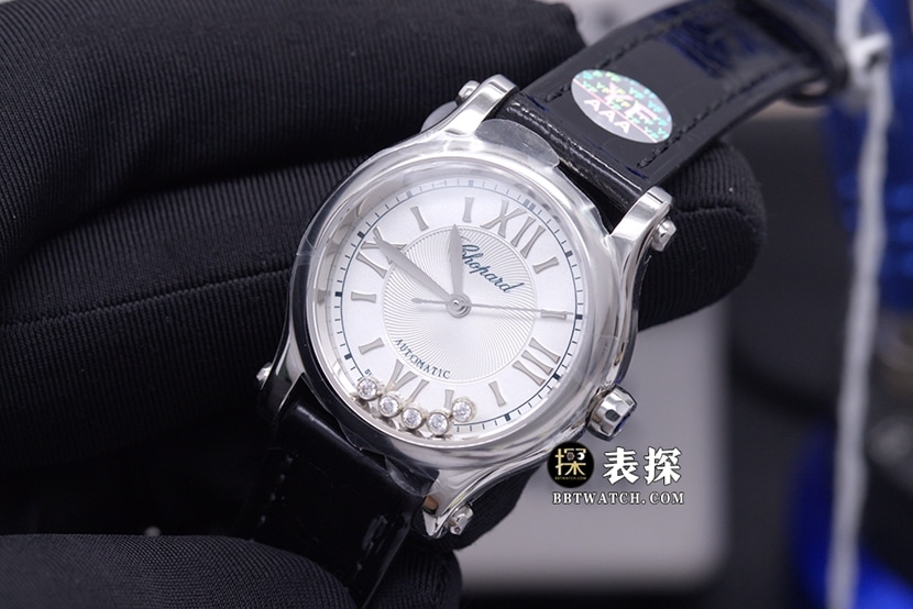 萧邦1:1复刻表,yf快乐钻复刻表,正面实拍图