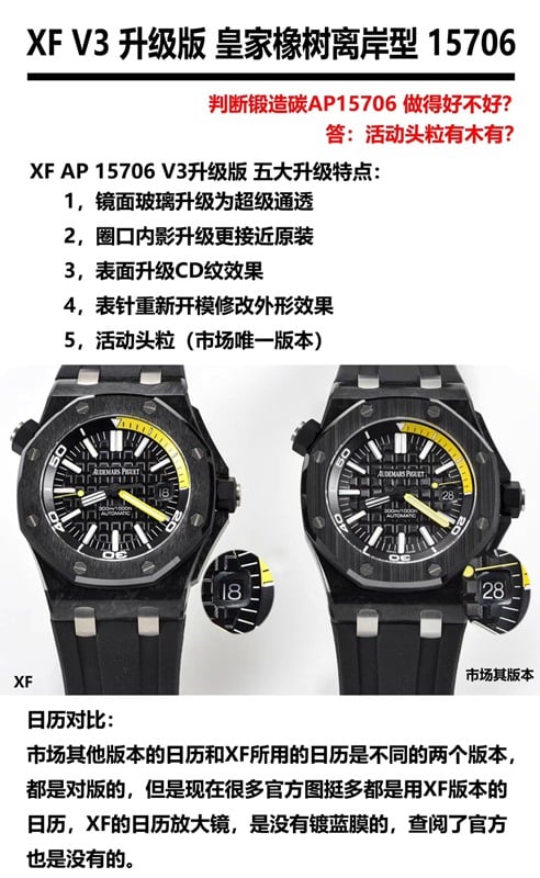 如果区分xf爱彼皇家橡树离岸型15706正面图