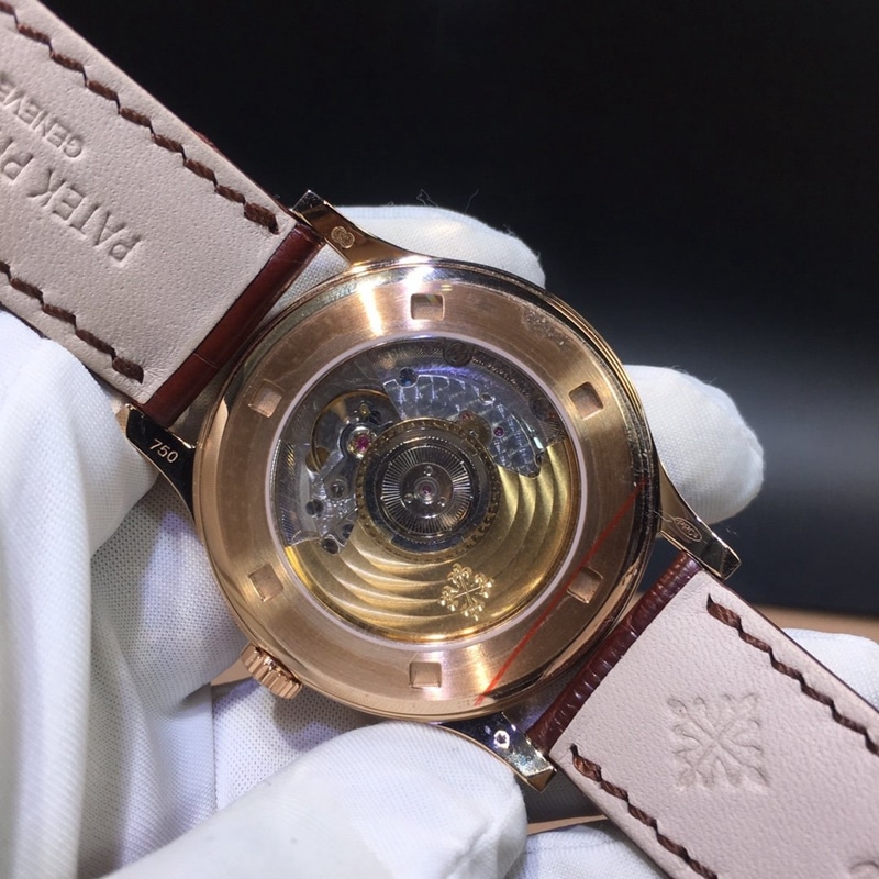 百达翡丽古典表系列 38mm 机械男表真金真钻机芯图