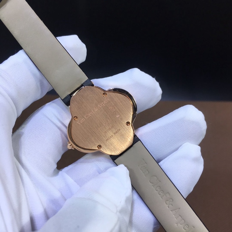 梵克雅宝四叶草30mm 黑玛瑙表盘后盖图