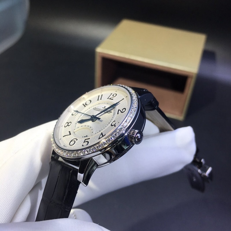 积家约会女表精钢镶南非钻 34mm 机械细节图