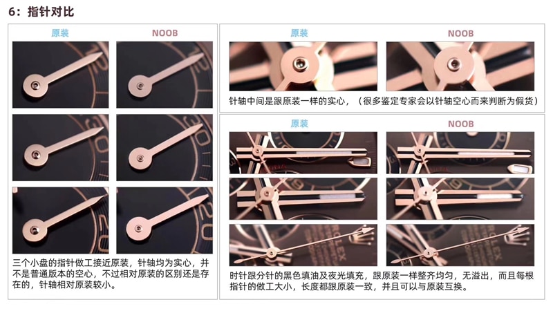 N厂复刻劳力士手表迪通拿v4版4130机芯对比原装 评测指针细节图