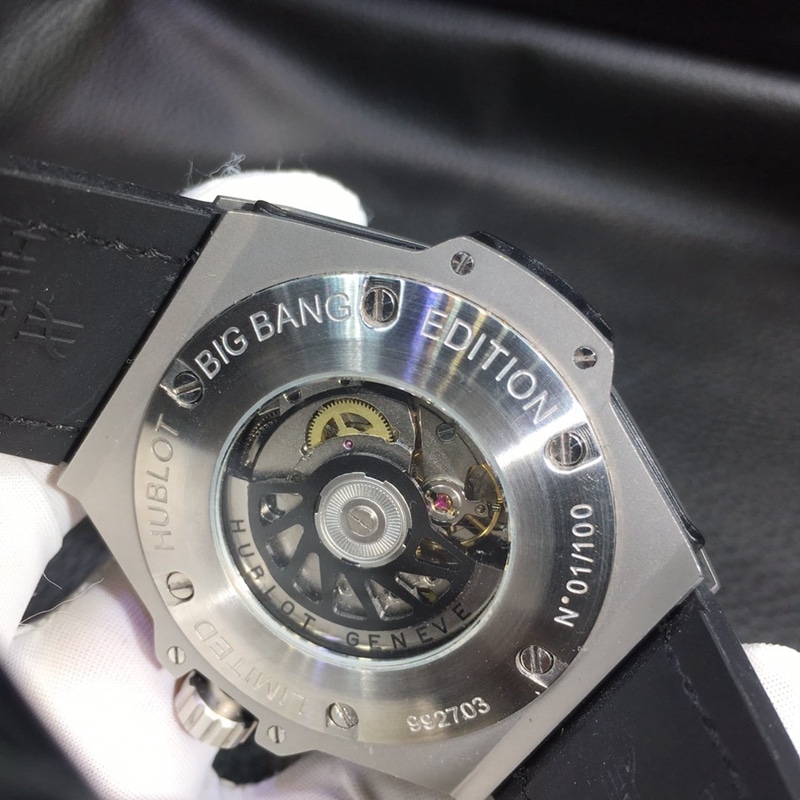 宇舶刺青真金南非真钻机械手表机芯图