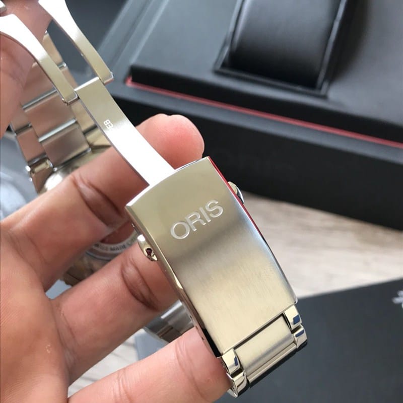 顶级复刻豪利时高仿潜水手表表钢带款黑盘 原单顶级品质 瑞士sw200机芯表扣图