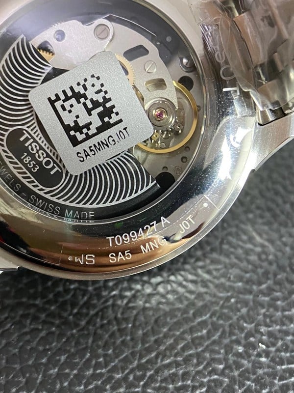 顶级复刻原单正品天梭T099六针计时男表80小时动力储存44表径机械手表机芯图