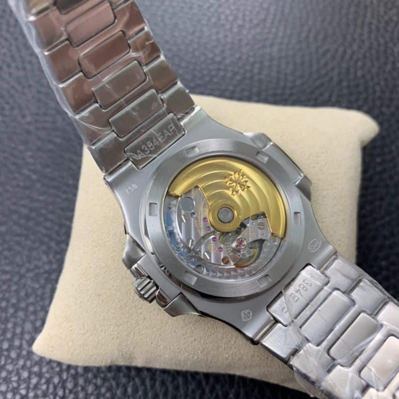百达翡丽复刻手表满天星方钻鹦鹉螺5719/1G-001机芯图