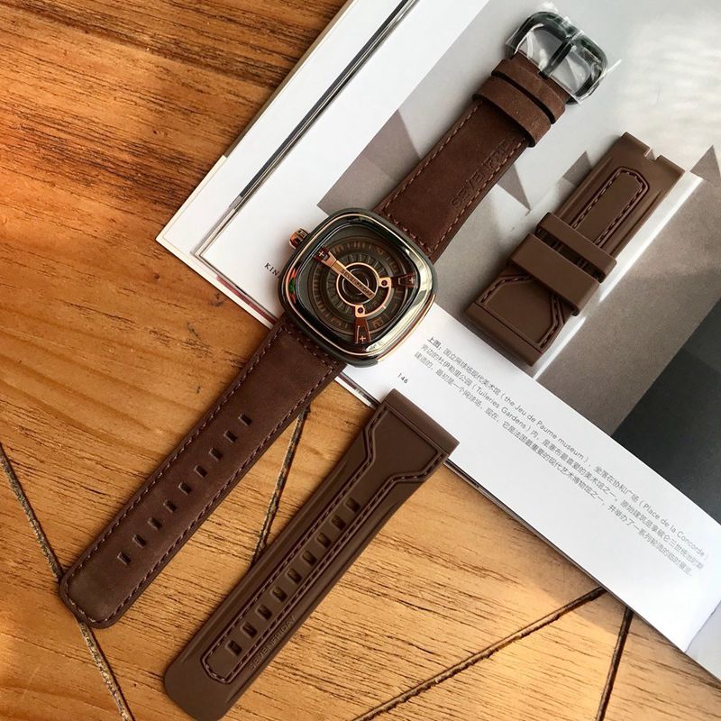 七个星期五复刻手表Sevenfriday自动机械男表正面图